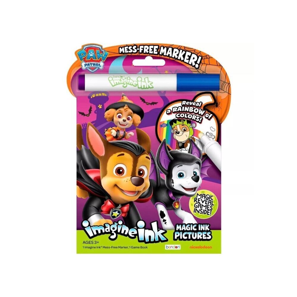 PAW Patrol Halloween Imagine Ink Book Mess Free Activity Book Travel